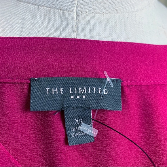 ⭐️The Limited Pink V Neck High Low Top X-Small - Picture 5 of 6